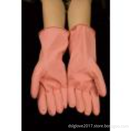 Pink Latex household gloves for kitchen